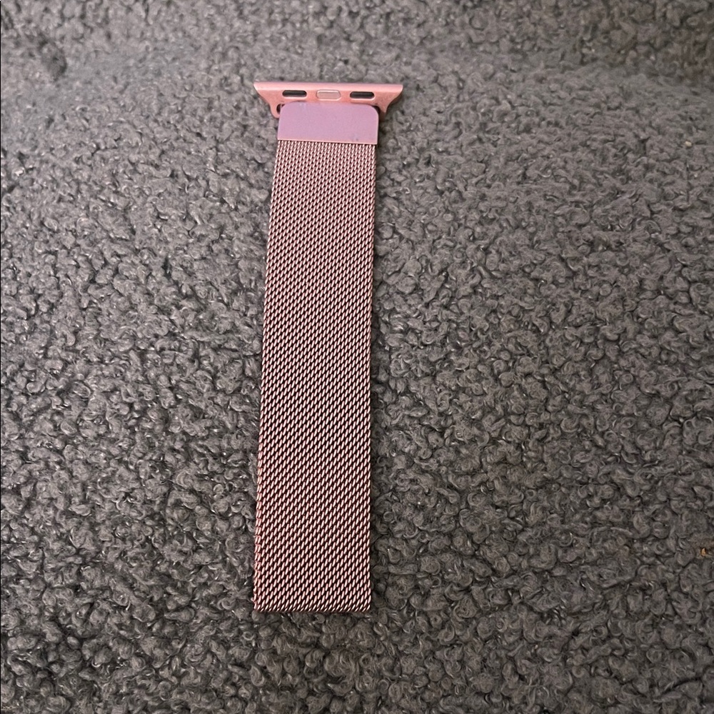 Chic Pink Mesh Watch Band